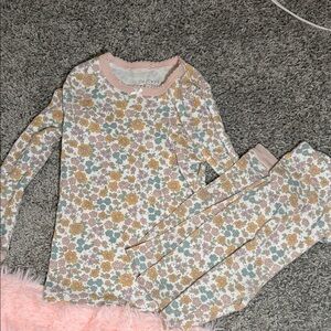 Toddler Floral Pajama Set - Pink, Yellow, and Green